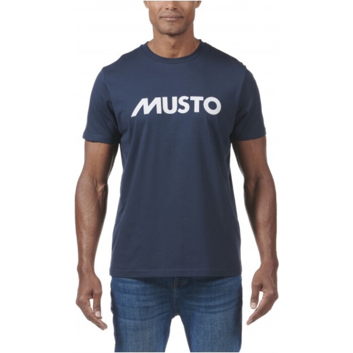 2024 Musto Mens Logo T-shirt 82451 - Navy